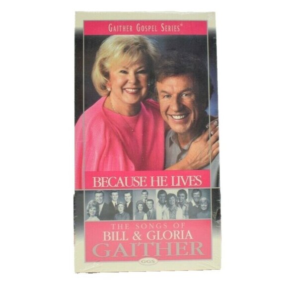 Because He Lives: Songs of Bill and Gloria Gaither VHS, 2000 Gospel Series New - Picture 1 of 4